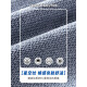 Vancl Starry Sky Pattern Jeans Men's 2025 Spring and Summer New Fashion Brand Retro Retro Loose Casual Long pantalones delgados 9854 Retro Azul + Gris Negro (dos paquetes) Chang XL (32-33 tamaños)