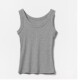 Summer nuevo chaleco sin mangas de algodón para mujeres que usan una camisa base con un ajuste delgado y versátil atuendo de mujeres, Z Yuren 1050 Green L
