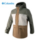 哥伦比亚（Columbia）冲锋衣男25春夏户外防水耐磨登山服连帽单层外套XE4839 011 S