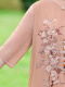 QCKZ胖妈妈夏装旗袍连衣裙子夏季雪纺裙子大码2025新款中年女夏款气质 6629粉色 藕粉 XL 建议115斤以内