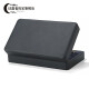 Caja de almacenamiento de anillo de 8 posiciones aliadas Pendientes de joyero de cuero portátil exquisito Pendientes Cabecillo colgante de almacenamiento Magnet ED11301 Cartucho de anillo Tinta verde