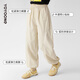 Yoyo One (Yoyo One) Girls 'Hosen für Sommerdünne Kinder 2025 Neue Frühlingsfrüchte schnell trocknende Jogginghosen für mittelgroße Kinder-Freizeithosen 15265 Aprikosenfarbe 120 120 cm