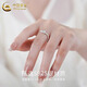 China Gold (CHINA GOLD) pure silver snake silver ring for women with light luxury and high-end sense, zodiac snake, Valentine's Day birthday gift for girlfriend and wife, snake coiled ring, S925 silver-heartbeat gift box