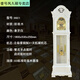 Floor-standing clock Living room solid wood Chinese retro seat clock vertical classical time-releasing atmospheric mechanical European vertical clock Ivory white 9921 Machinery