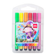 Deli 12 Farbwaschable Aquarell Stift Einfach zu halten dicke Dreieck Studenten Kinder Farbmarke Pinsel Set Zeichnen Schreibwaren Geschenk 70720 Schülern School Geschenk