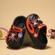 Zapatillas Nezha zapatillas para niños para niños en verano Nuevo dibujos animados sin deslizamiento para bebés cubiertos zapatos de punta negrura-naranja-nezha 18 26 0 mm (tamaño 26-27) adecuado para la longitud del pie.5c.5c