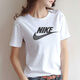 耐克（NIKE）女装运动套装25夏新款舒适透气短袖T恤休闲宽松针织长裤 两件套 休闲T恤+宽松五分裤 M