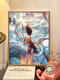 Yonghuan 2025 new Nezha 2: Demonic Child's Dahai Digital Oil Painting Ao Bing Hand-painted Filling and Coloring High-Precise Painting LL12127 Acrylic Painting + Professional Oil Canvas + Multiple