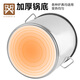 Golden Key stainless steel soup bucket 35cm commercial catering kitchenware thickened stew pot rice bucket brine bucket GK-TT3535