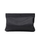 FALAMAONE genuine leather handbag men's business casual men's handbag soft first layer cowhide handbag large capacity wrist envelope bag black small size XF601 27*17cm
