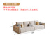 Jian Xin Stoffsofa Chenille Modernes einfaches Sofa Wohnzimmer kleines und mittleres Apartment Drei-Personen-Konkubine-Ecksofa 826