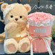 Yunya Plush Bear Doll Bouquet Regalo Regalo Muñeco Muñecas Muñecas de regalo Regalos Regalos Nicho de cumpleaños de alta gama Regalos de cumpleaños para el día de San Valentín chino