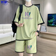 
Yuwu high-quality youth summer new sports suit 12-15 year old boys student short-sleeved T-shirt big children ice silk short 9928 beige suit M about 90-110Jin [Jin equals 0.5 kg] can be worn
