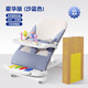 Hilibab Baby Scheding Baby Baby Coaxing Artifact Fitness Stand Piano Piano Toy Baby Coaxing to Sleep Rocking Blue REBADOR Caja de regalo