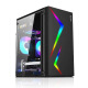 
Jiaxin Technology's new i9-level i7-level computer host desktop computer desktop assembly computer full set of computer 4060 game live e-sports office and home desktop computer DIY computer single host + 27-inch curved display set 4: i9-level 24 thread 32G 1050 chicken eating