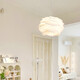 Restaurant Kronleuchter Einfache moderne kreative Designer-Raumleuchten Gang-Creme-Stil-Hauptschlafzimmer-Kinderzimmerlampen 9272 Kronleuchter 35 cm Drei-Farben E27 Lichtquelle