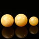 Fat Donglai purchased the same beeswax single bead from Russian material with white flowers and white flowers, chicken oil, yellow and white honey loose beads with beads and round beads, 18MM 1 piece