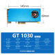 
Songruidao Card Dual HDMI Graphics Card Semi-Height 4K Independent Graphics Card New Small Chassis Industrial Control Gtx1060/1650/1050TI/1030/730/RX55 All-in-One Computer Graphics Card 2 Screen GT1030 2G 2HDMI 4X Industrial Control Lock Screen Version