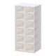 Sailotou Double Door Thickened Shoe Box Basketball Shoe Box Flip Transparent Shoe Storage Box Shoe Rack Dormitory Shoe Cabinet White 12 Pack - Does Not Include Partitions