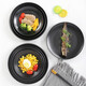 Metamin -Tischgeschirr Teller kommerzieller Essteller Snack Teller Hot Pot Restaurant Dish Meal Teller Grillplatte Grillplatte Grillplatte LJP1098 Ein Stück 72 Stücke 0 Zoll