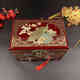 Мать мать-пирожные с мать-пирожественной ювелирной коробкой Pingyao Shining Lacquerware Flipper Mother Perl