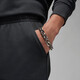 Nike shorts pantalons masculins pantalons de sport à la mode lâche confortable pantalon décontracté à cinq points dx9717-045 / noir 2xl