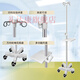 Li Dakang [9276 Menschen gelobt] Mobiler Infusionsstand mit Rad Tropfhalterung verdickter Edelstahl-Infusionsständer Salzwasserbehälter Flascheninfusionsständer (Pentacord-4-Haken) + Rad + Rundspeicherständer