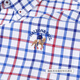 Bivalli Paul checked 2025 Paul short-sleeved shirt men's summer cotton business casual plaid shirt short-sleeved D2629 XL 41 175/96A