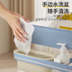 Trimigo Diaper Table Baby Care Table Newborn Diaper Table Baby Multi-function Foldable Crib Blue [Small Water Basin + Universal Wheel + No Installation]