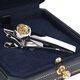 NOSSKISS tie clip for men's business high-end light luxury custom niche men's high-end collar clip for men's birthday gift gift silver tie clip--gift box package