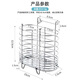 MAXCOOK chopstick holder chopstick barrel stainless steel punch-free chopstick barrel drain rack storage rack with two compartments MCWA205