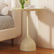 New appearance and side tables with movable small round tables for home coffee tables simple bedside storage tables internet celebrity small tables and bedside tables [high style] cream white