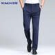Romon Comfortable Slightly Elastic Casual Pants Men's Professional Business Workwear Pants Formal Ice Silk Straight Anti-Wrinkle Suit Pants