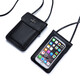 Hgirxv Touchscreen Real Leder Mobiltelefon Tasche Mini Damen Crossbody Tasche Neue transparente Top -Layer -Brustwarzen kleine Leder -Handy -Tasche Weiche Leder 3519 Wein Rot