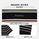 Raidy Boer/雷迪波尔【线上线下同款】2025年夏男撞色短袖T恤7003-77 黑条 M /170/48