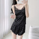 Montagut Sommer Neue Eis- und Schnee Seide Schlinge Shorts Set Damen koreanischer Stil Imitation Seiden sexy Brustpolster Mode zweiteiler Set 9226# hellblau One Size m m