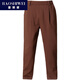 Bosswei Casual Pants Men's Sports Pants Versatile Loose Drape Cuffed Trousers Korean Style Four Seasons Small Feet Brown Harem Pants Summer Black Thin Section M 100-115Jin Jin is equal to 0.5 kg