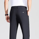 Jiumu Wang style men's summer thin casual suit pants middle-aged dad's solid color no-pressure pants micro-cone straight trousers 724 navy blue 29