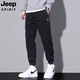 JEEP SPIRIT吉普美式工装牛仔裤男2025夏季宽松束脚哈伦休闲裤子男士春夏 9859军绿色 M