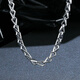 Saturday Fortune (ZLF) PT950 platinum necklace men's platinum chain domineering men's trendy brand melon seed chain 54cm-58.39g