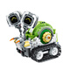 Wanzhis neues digitales Display mechanische Schneckenprogrammierung Roboter Roboter Kinderbaugruppe Elektrische Bausteine ​​Spielzeug 6-12 Jungengeschenke Sanben Smart Dumb Roboter [Remote Control + App-Programmierung] 73015