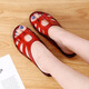 Trendy Medusara Crystal Pvc Sandals Summer Tacón bajo cómodos zapatos de mujer de moda 1478 Brown 36