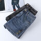 
Xianxiu high waist slim jean shorts for women, new style 6629 [Blue-High Quality] S Suggested/95Jin[Jin equals 0.5 kg] or less