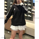 阿迪达斯 （adidas）长袖卫衣男女三叶草经典条纹休闲圆领T恤 KE5825 IA4879 黑 IA4877 L