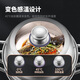 Maxcook steamer all 304 stainless steel 28cm three-layer steamer temperature-sensitive double-bottom soup pot gas induction cooker universal MCZ736