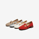 Best 25 Autumn Marie Jane Shoes Retro Thick Heel Women's Singles Shoes B9929CQ5 Red 38