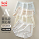 Catman [Class A Baby Cotton] Women's Underwear Pure Cotton 100% Cotton Crowned High Elastic Antibacterial Traceless Print Comfort Briefs