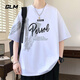 Camiseta para hombres de manga corta GLM Marca de altura de verano de altura