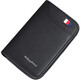 Williampolo Kaiser Paul Card Bag Herren neuer Lederkartenbeutel Brieftasche mit großer Kapazität Access Control Card Hülle Multi-Card-Kartenbeutel 9 Karten-Schwarze Kreuzmuster