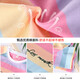 
Yoyo one (Yoyo one) girls short-sleeved T-shirt 2025 summer new trendy T children's Korean style girl striped top medium big children's summer suit 3505 rainbow strip + 9922 white 120 120 cm